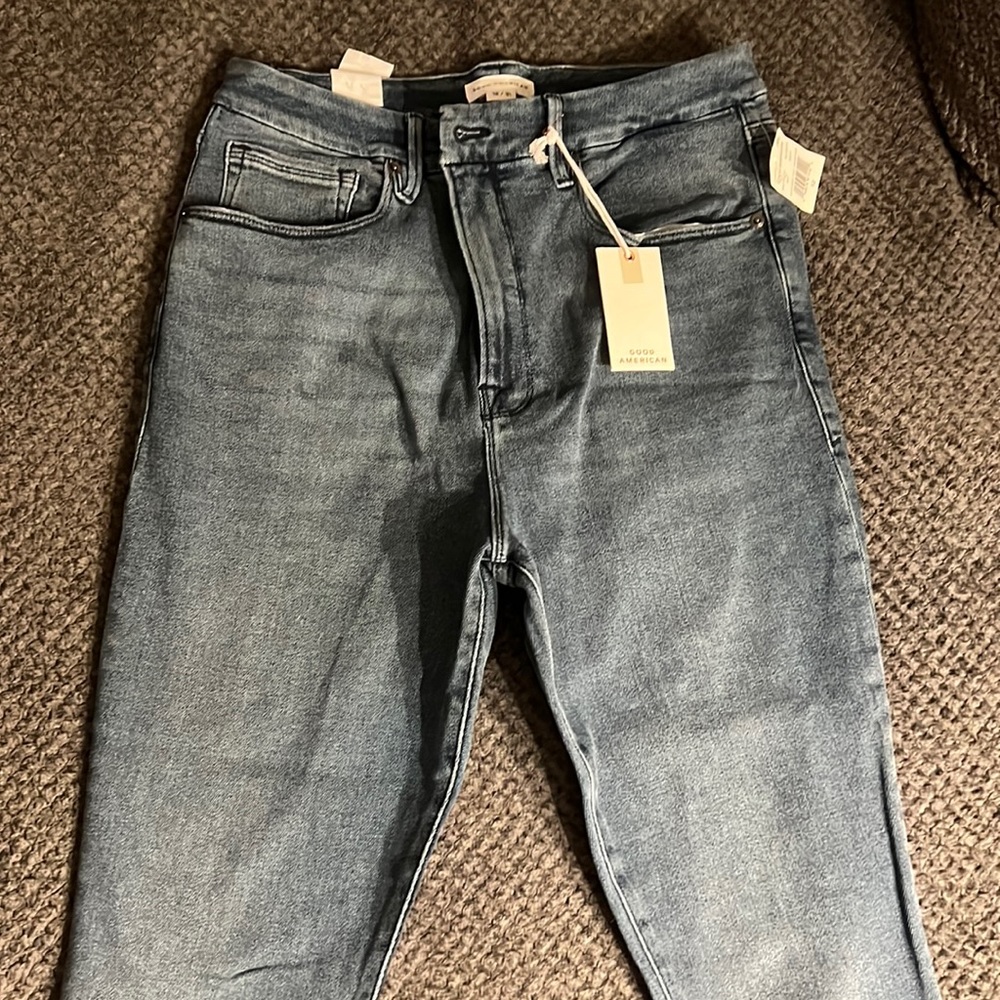 Good American blue jeans
